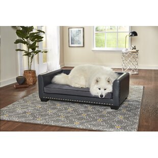 Frisco orthopedic textured plush bolster sofa dog outlet bed